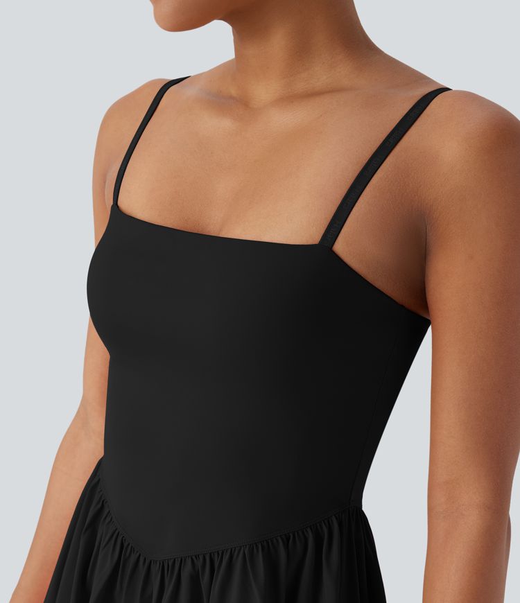 Breezeful™ 2-in-1 Quick Dry Mini Yoga Active Dress with Pockets-Easy Peezy Edition