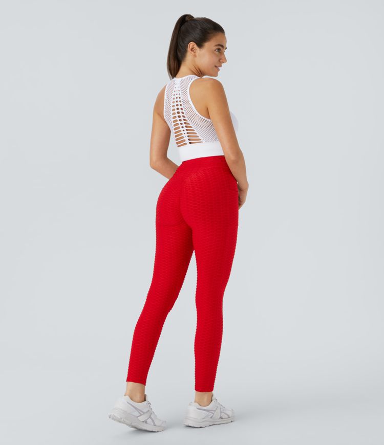 Sujetador deportivo de yoga cut out sin costuras tipo patchwork