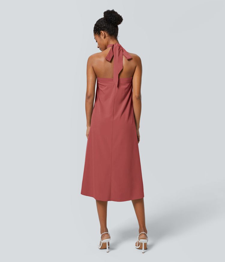 Breezeful™ High Waisted Wrapped Tie Back Quick Dry Skirt