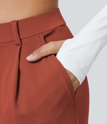 Halara Flex™ DayStretch High Waisted Pocket Straight Leg Work Pants