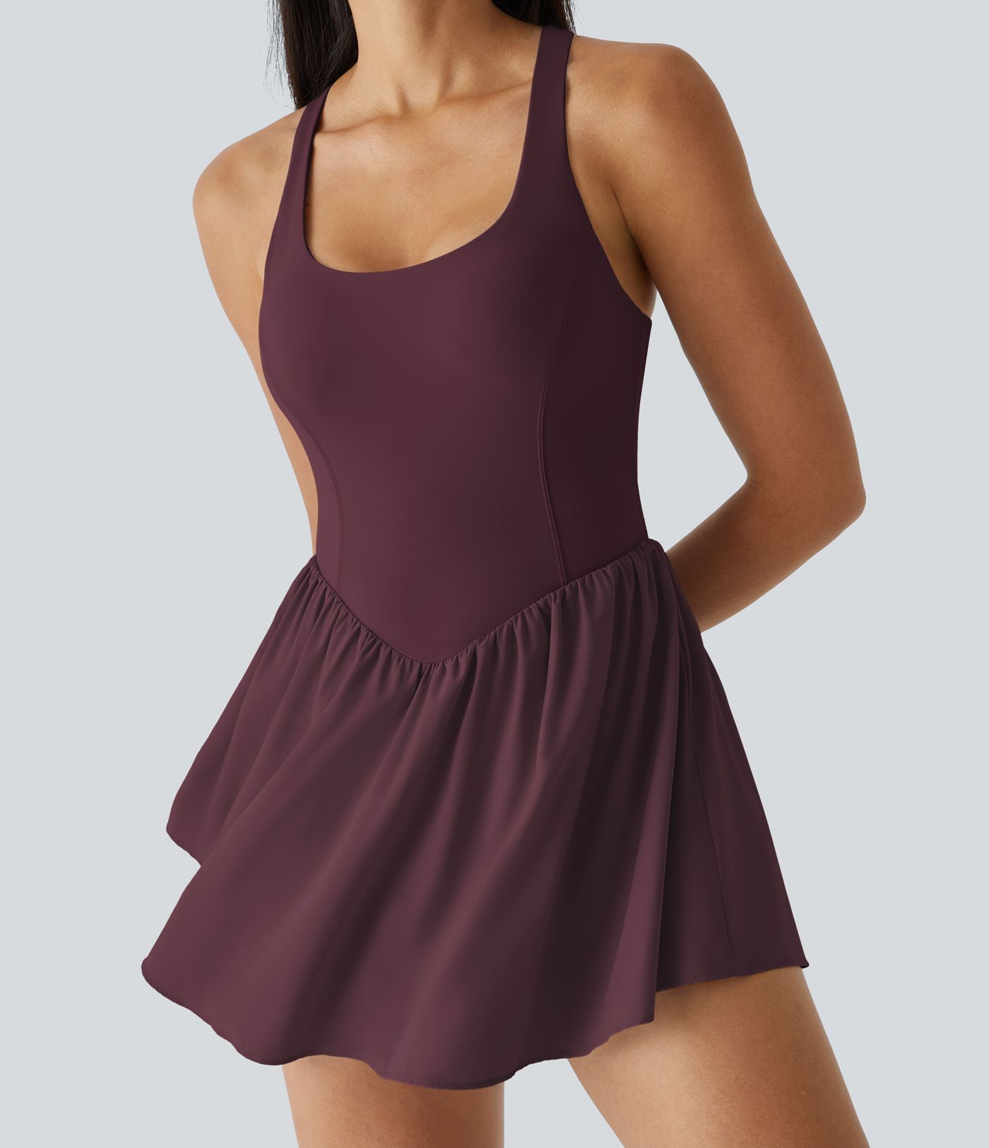 Breezeful™ Corset 2-in-1 Pocket Mini Quick Dry Flowy Pickleball Active Dress A-C Cups