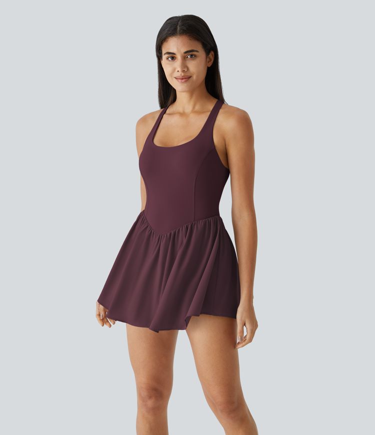 Breezeful™ Corset 2-in-1 Pocket Mini Quick Dry Flowy Pickleball Active Dress A-C Cups