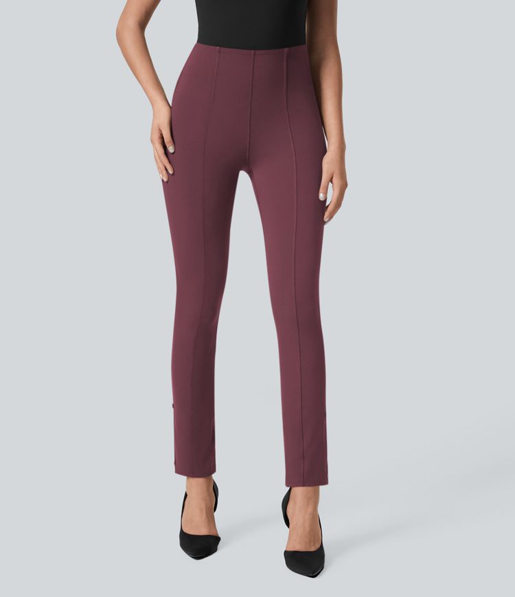 Halara Flex™ High Waisted Tummy Control Adjustable Hem Work 7/8 Pants