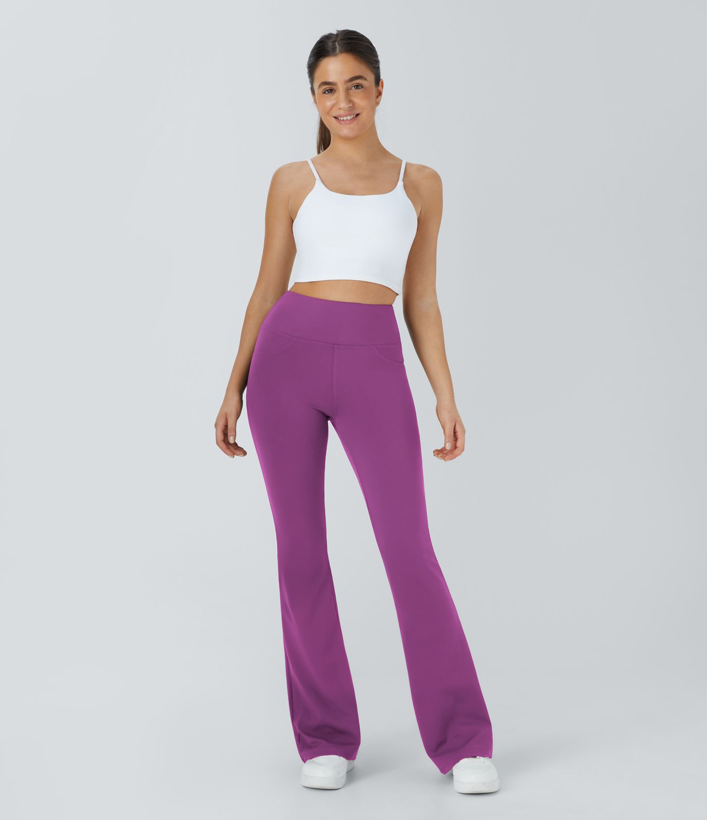 DayStretch High Waisted Pocket Flare Yoga Leggings