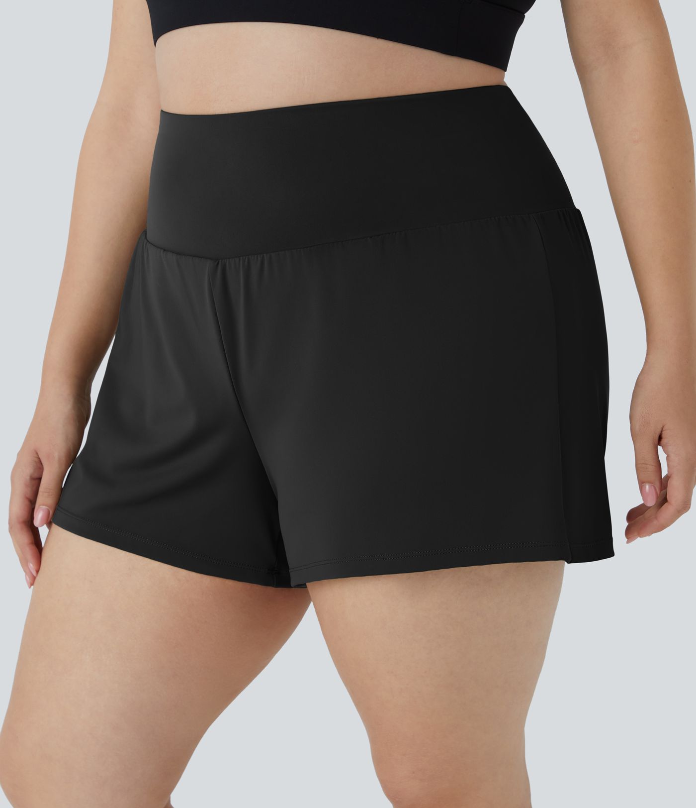 Pocket Plus Kišeninis 2-in-1 Sporto Šortai Plius Dydžio 2.5''