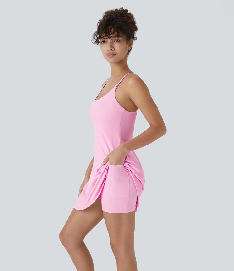 SoftlyZero™ Plush Backless Active Dress