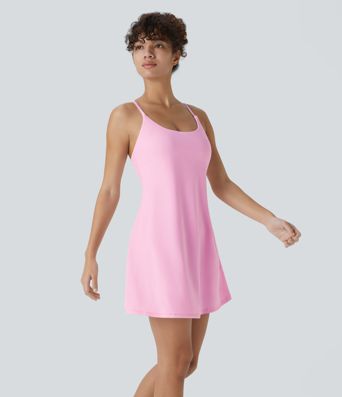 SoftlyZero™ Plush Backless Active Dress