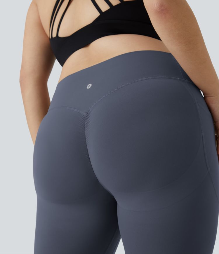 Halara UltraSculpt™ High Waisted Scrunch Butt Lifting Tummy Control Pocket Shaping Training Plus Size Leggings
