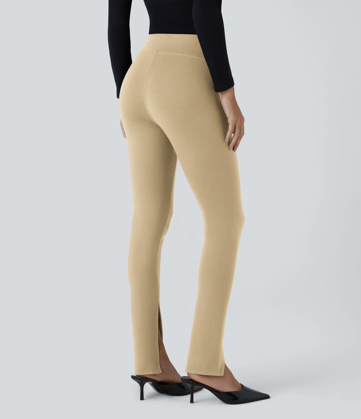 Pantalon tailleur devant taille haute Halara Flex™ SculptKnit
