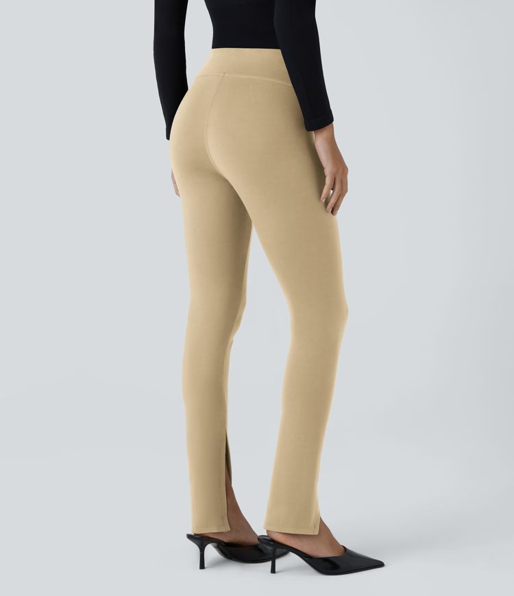Pantalon tailleur devant taille haute Halara Flex™ SculptKnit