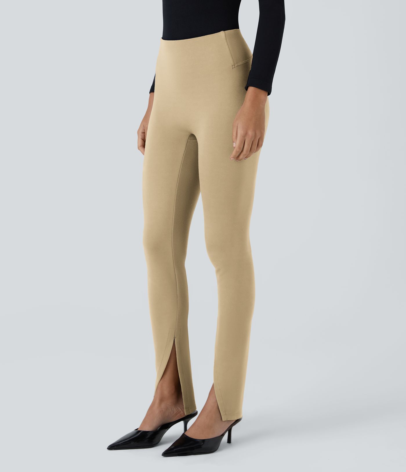 Pantalon tailleur devant taille haute Halara Flex™ SculptKnit