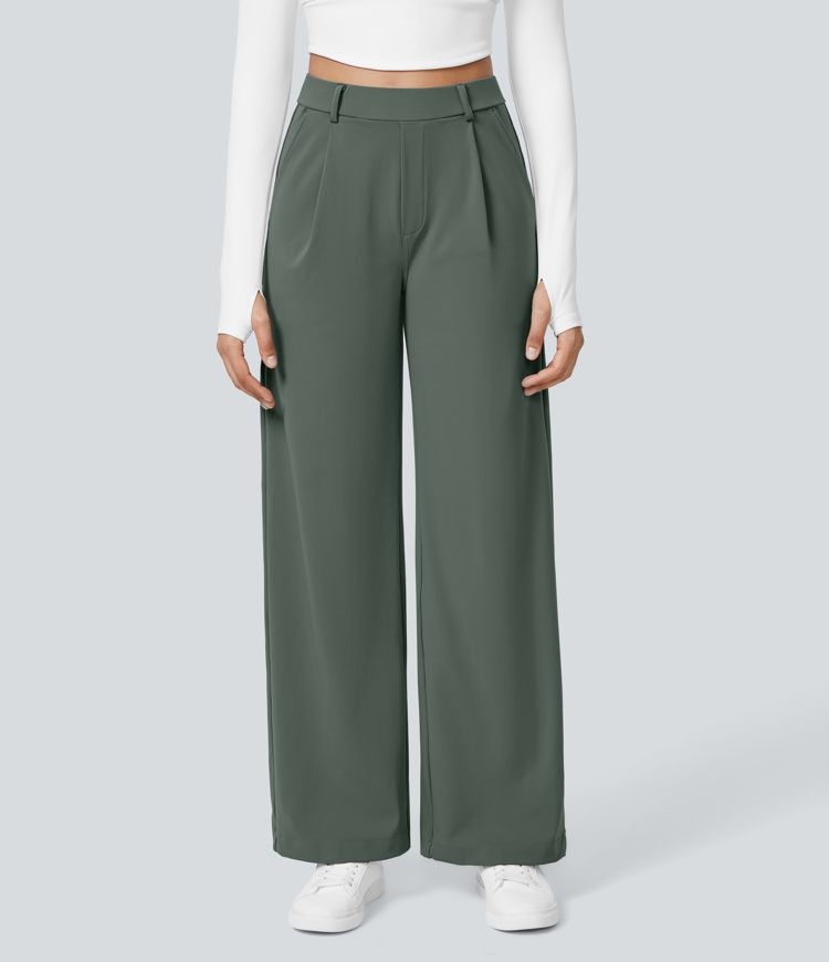 Halara Flex™ High Waisted Pocket Straight Leg Work Pants