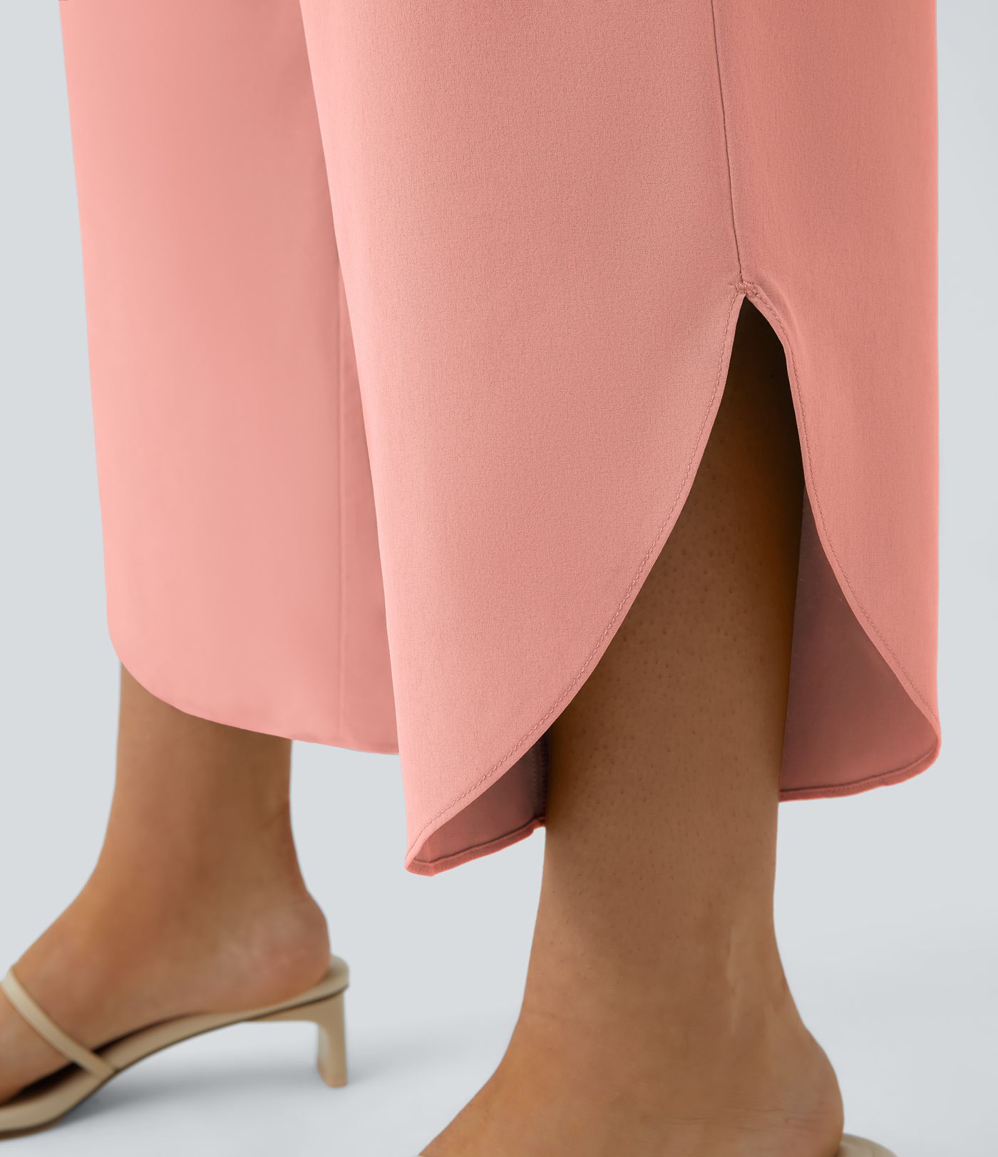 Breezeful™ High Waisted Crossover Quick Dry Resort Pants with Pockets