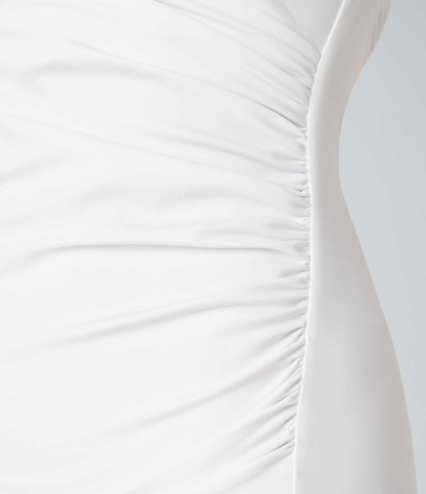 SoftlyZero™ Airy Crossover Ruched Lace Up Bodycon Cool Touch Dress-UPF50+