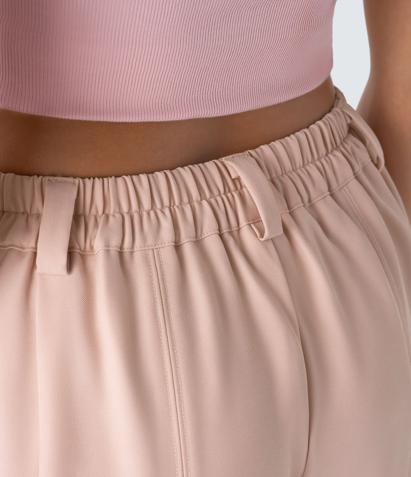 Pantalon tailleur Halara Flex™ barrel, taille mi-haute, avec poche