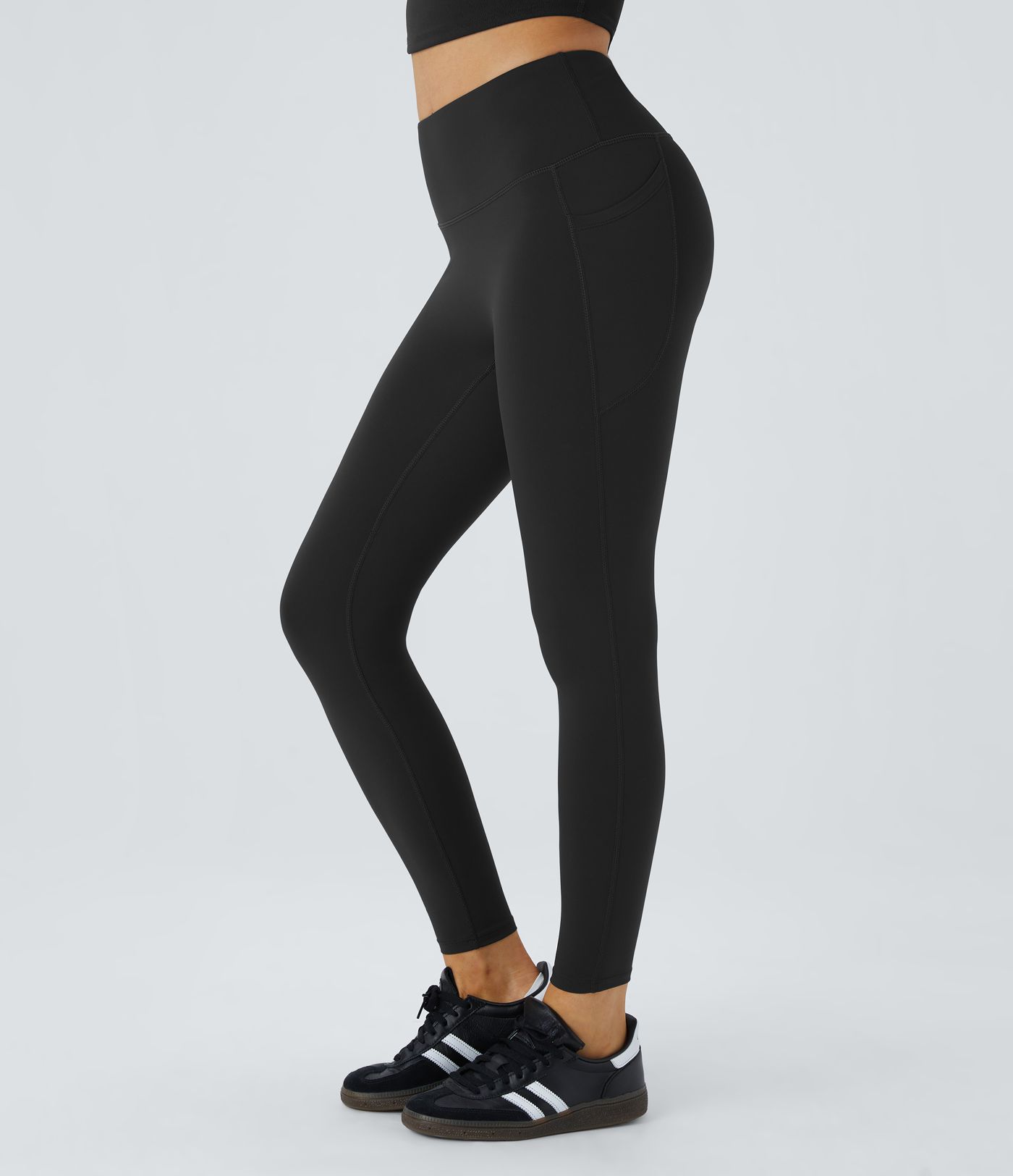 Patitoff™ 2.0 йога легинси с висока талия, устойчиви на косми от домашни любимци, със страничен джоб