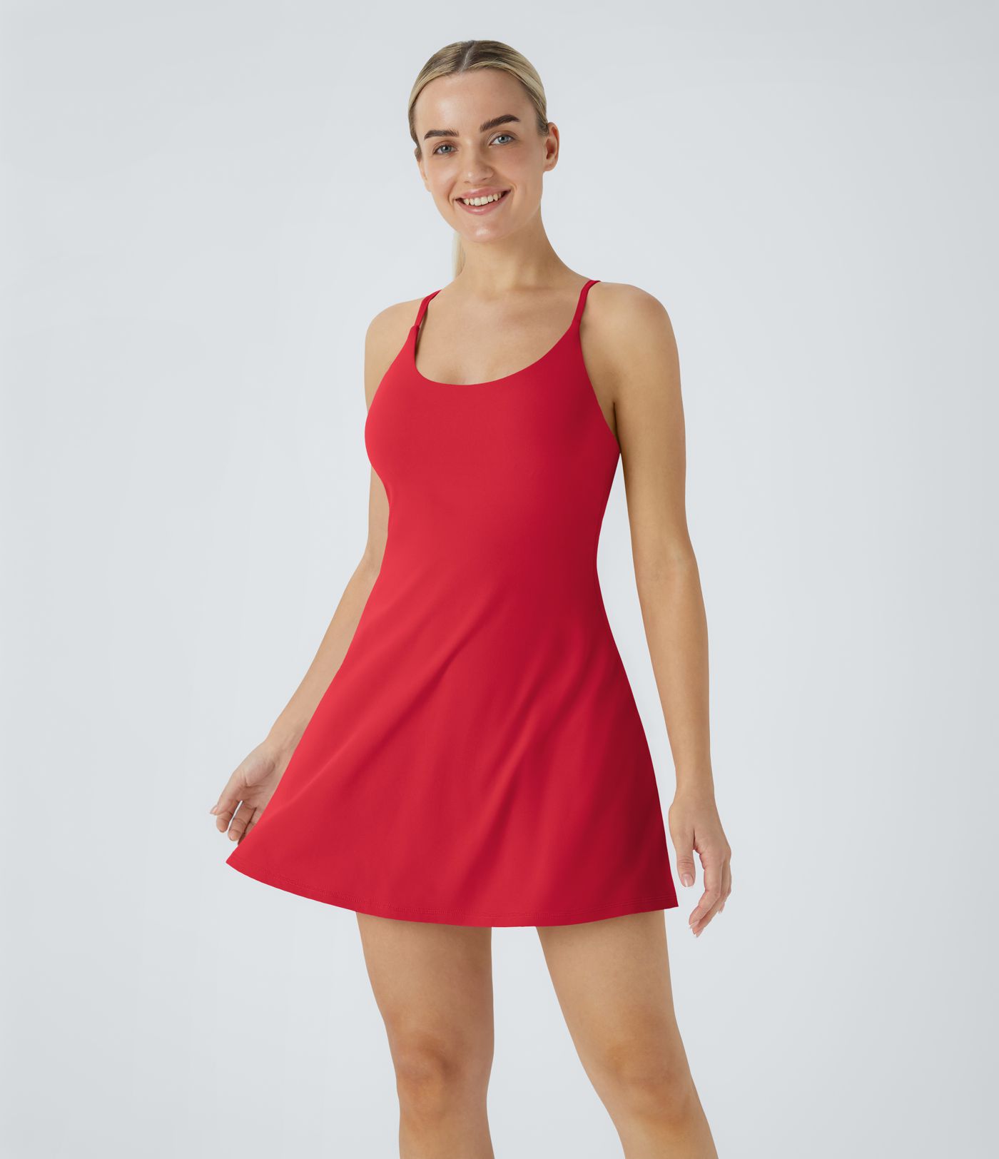 SoftlyZero™ Plush Backless Active Dress