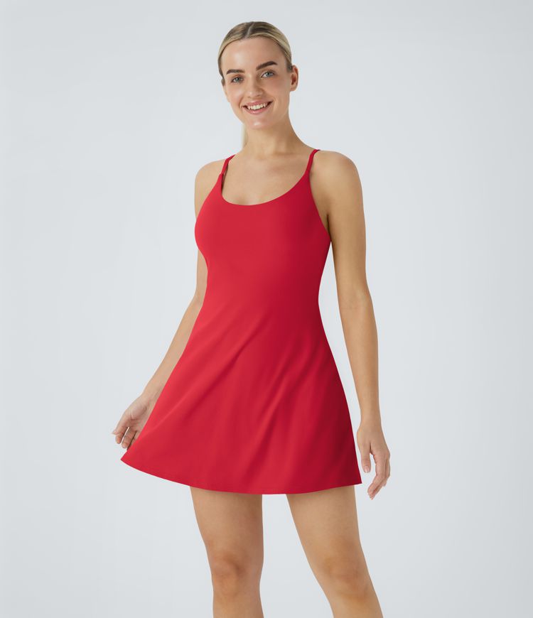 SoftlyZero™ Plush Backless Active Dress