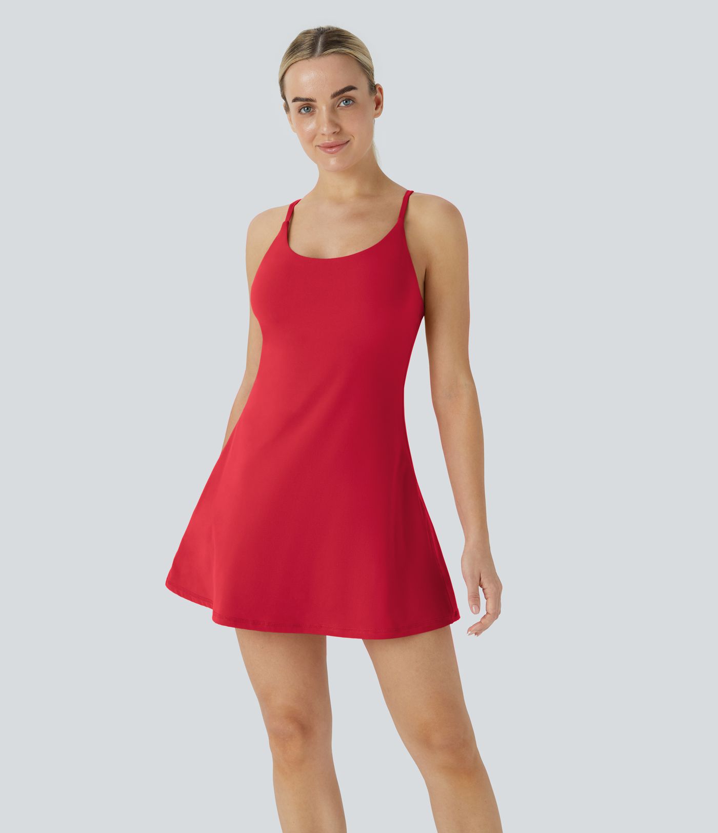 SoftlyZero™ Plush Backless Active Dress