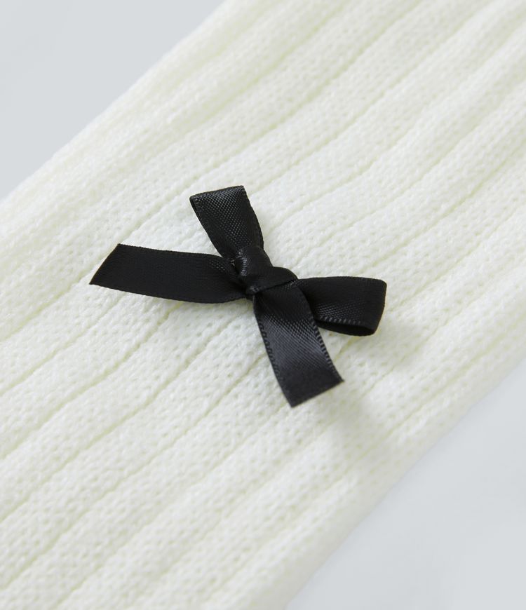 Bow Tie Knit Leg Warmers