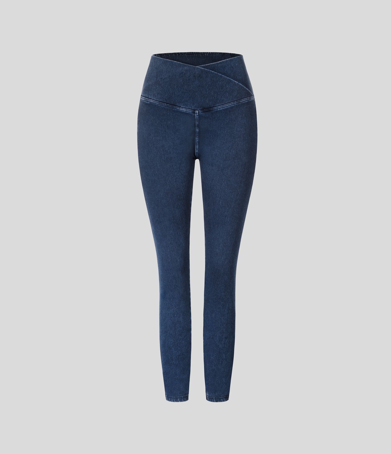 Halara Flex™ Crossover Pocket Washed Denim Work Leggings