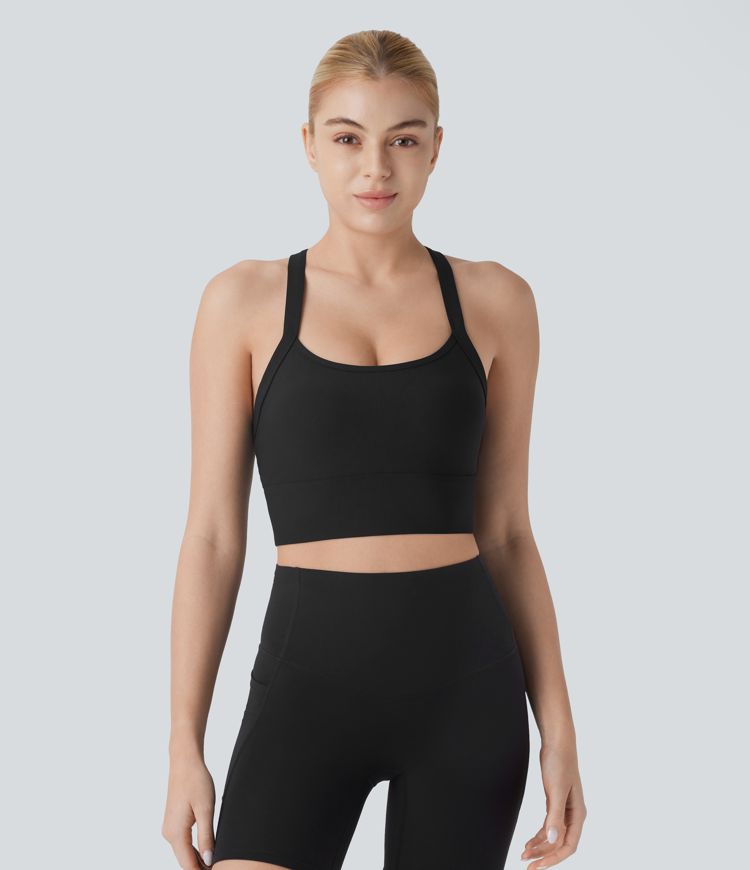 Patitoff™ Flow Pet Hair Resistant Cropped Yoga Tank Top