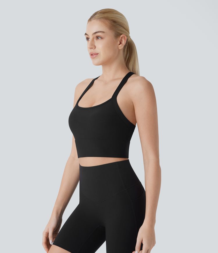 Patitoff™ Flow Pet Hair Resistant Cropped Yoga Tank Top