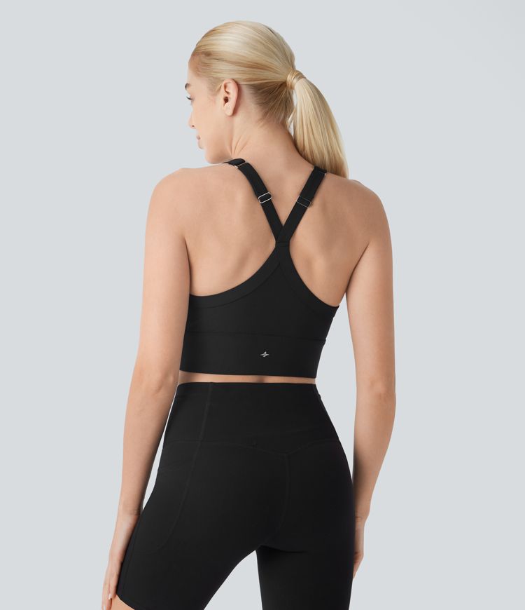 Patitoff™ Flow Pet Hair Resistant Cropped Yoga Tank Top