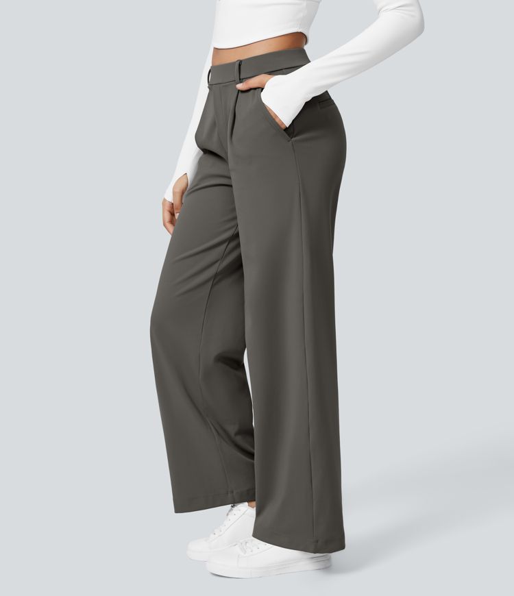 Halara Flex™ DayStretch High Waisted Pocket Straight Leg Work Pants