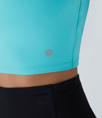 SoftlyZero™ Vzdušný čtvercový top bez křížového střihu, Cool Touch jógový top - UPF50+ pro velikosti A-C