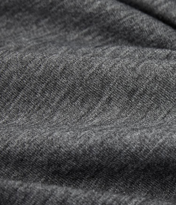 Vestido maxi holgado manga larga cuello vuelto