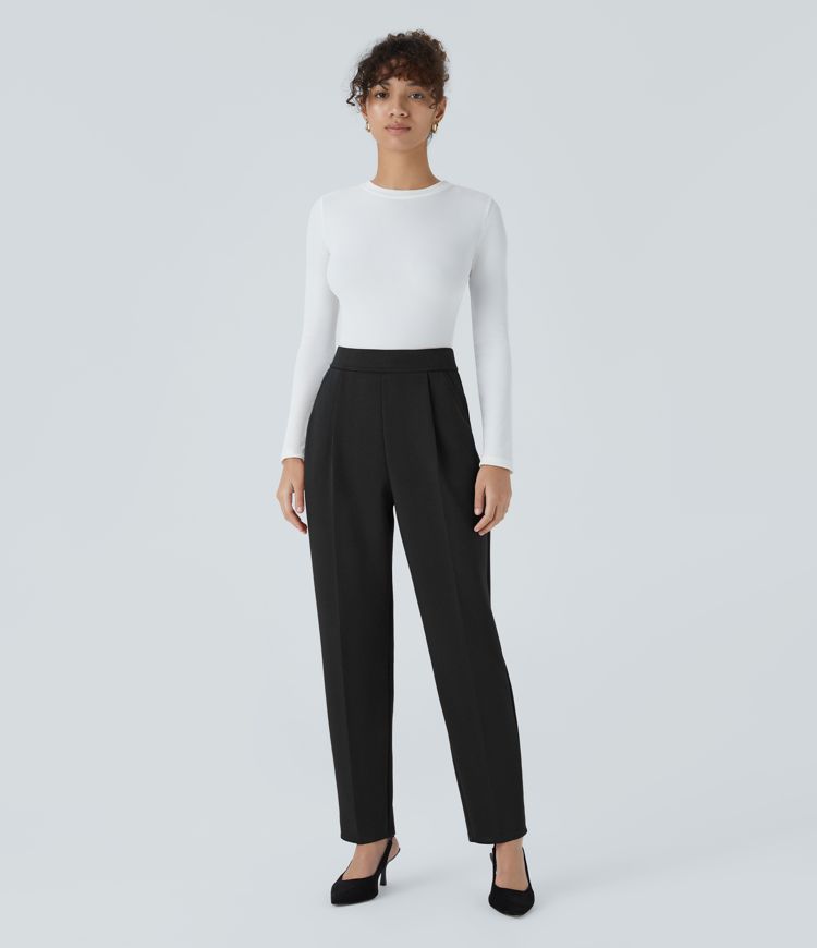 Halara Flex™ High Waisted Pocket Tapered Work Pants