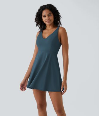 Flare Mini Slip Dance Active Dress