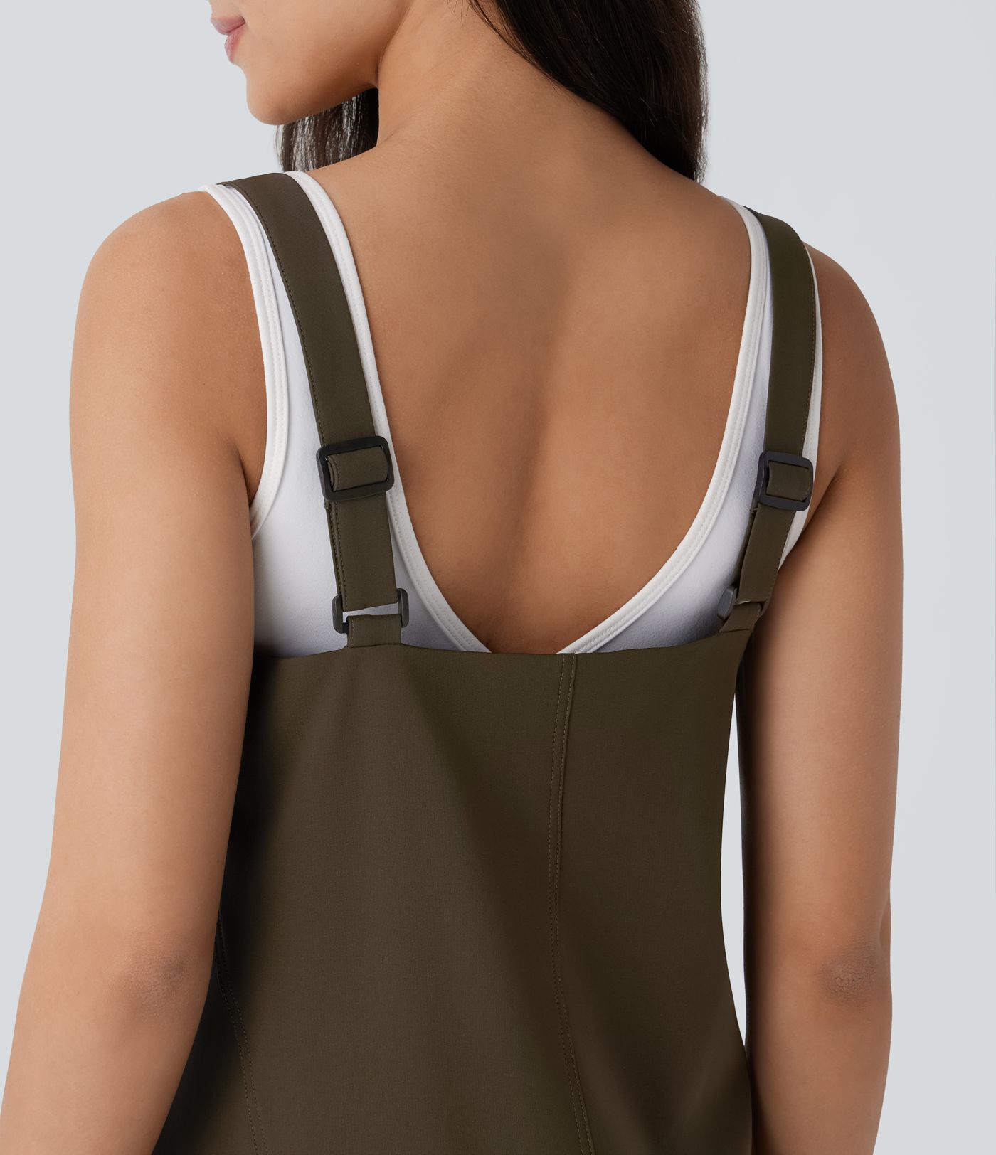 Water Repellent Adjustable Strap Side Zipper Pocket Mini Hiking Active Dress