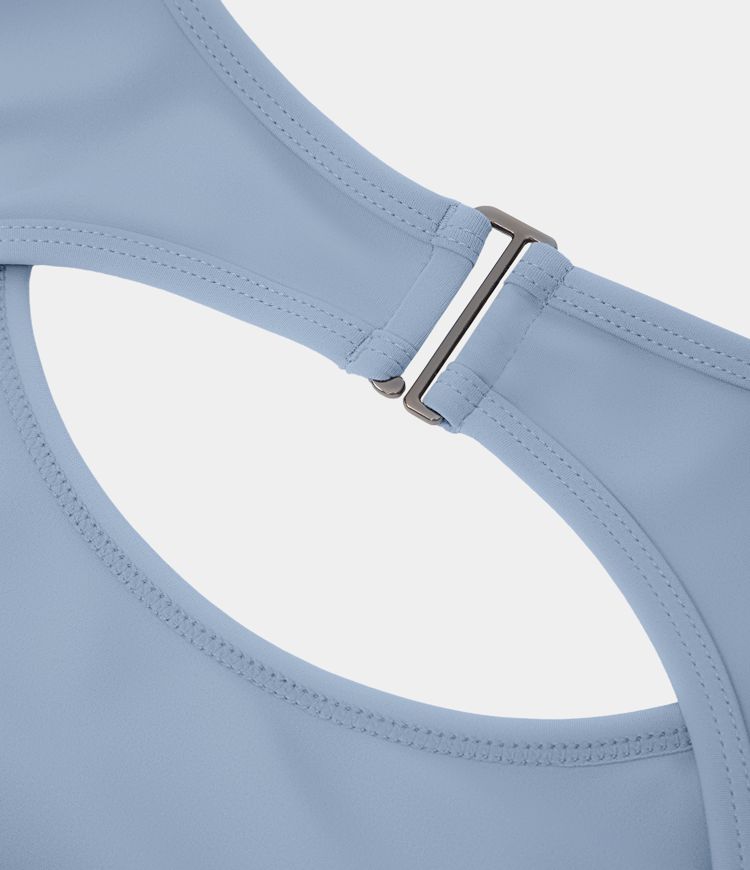 Ärmelloses Rückenband mit Rundhalsausschnitt, rückenfreies 2-in-1-Kleid