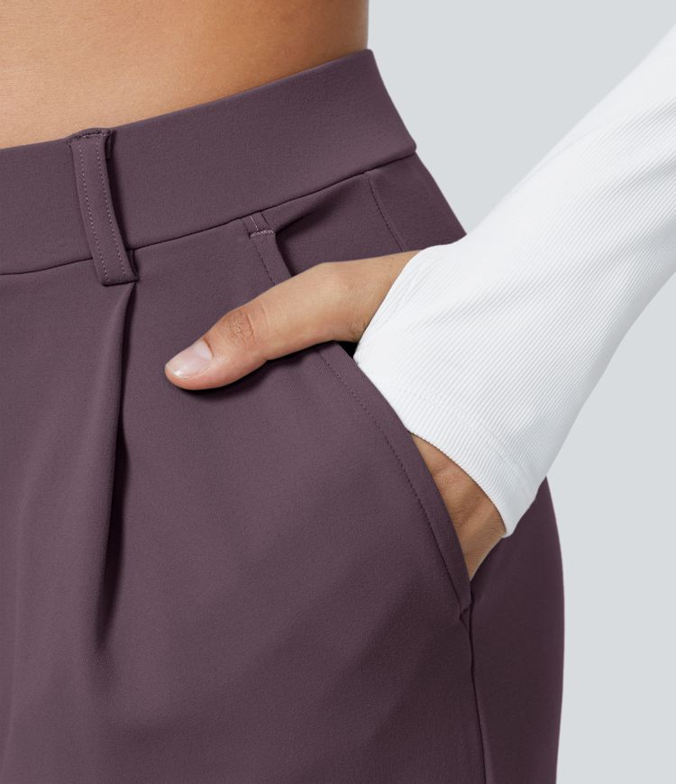 Halara Flex™ DayStretch High Waisted Pocket Straight Leg Work Trousers