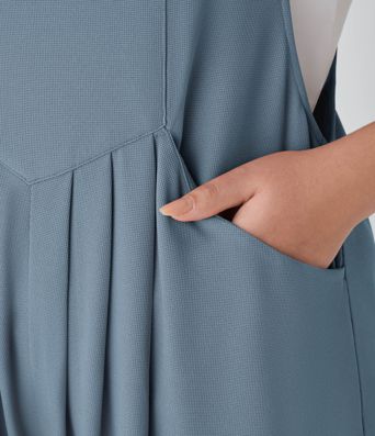 Pockets Waffle Casual Plus Size Overalls