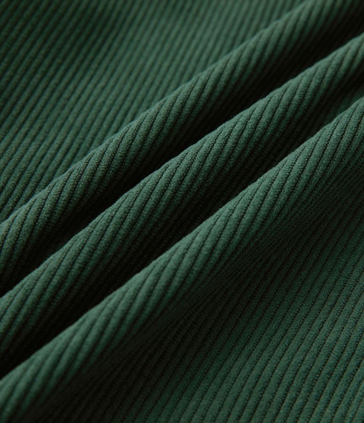 Pantalon de jogging décontracté en velours côtelé à taille haute avec poches latérales