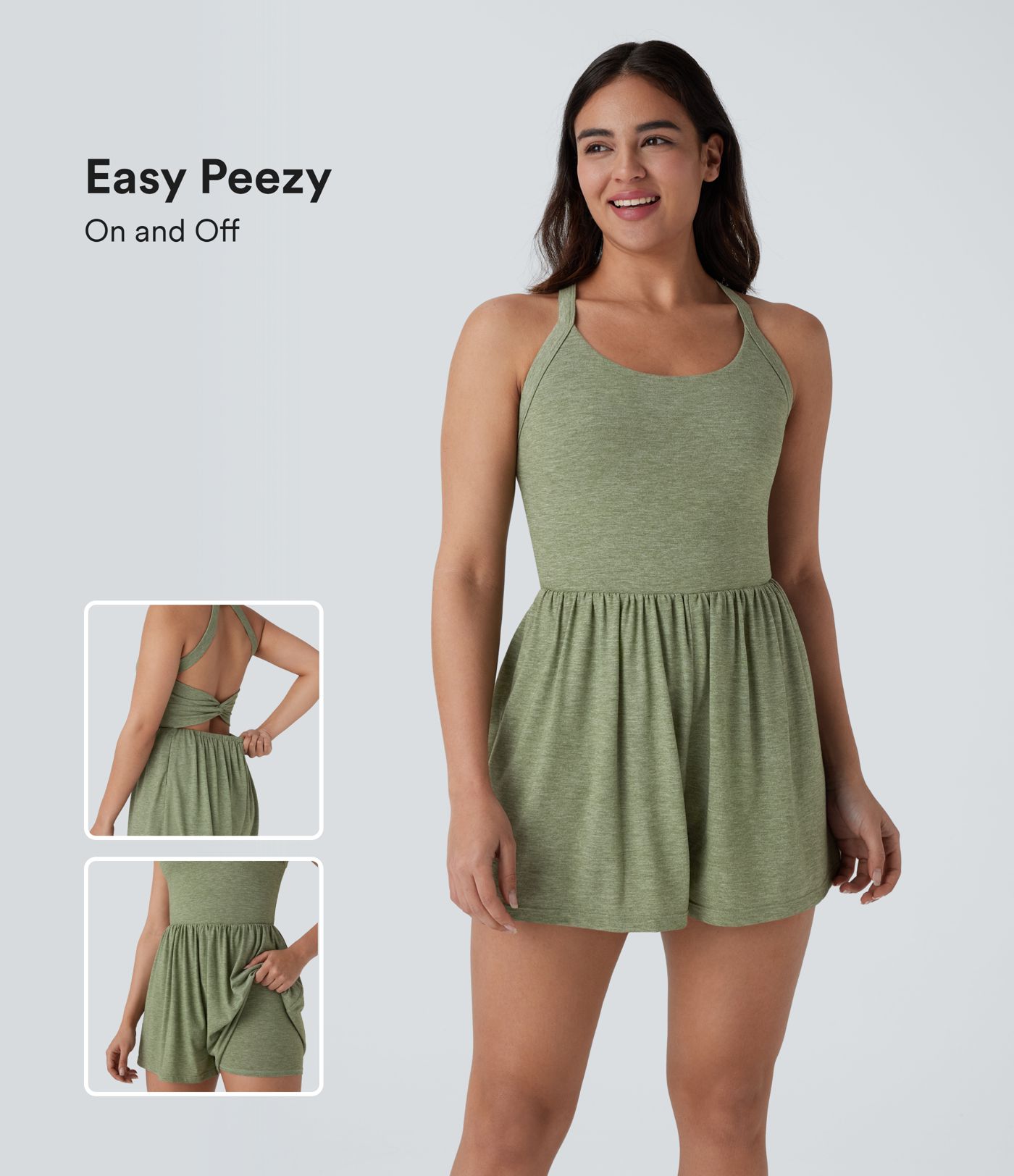 Pocket 2-in-1 Romper-Easy Peezy Edition