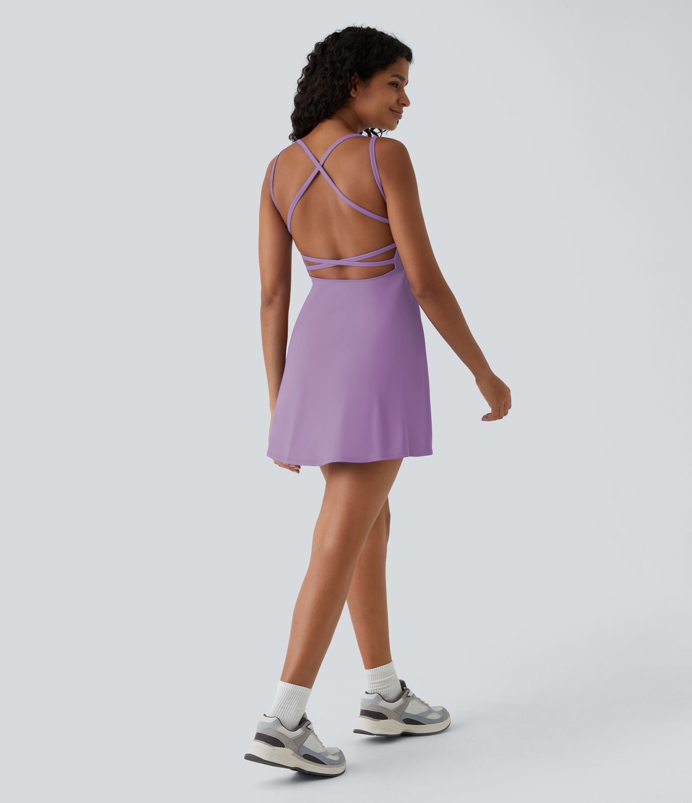 Flare Mini Slip Dance Active Dress