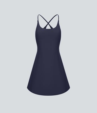 SoftlyZero™ Plush Backless Active Dress A-C Cups