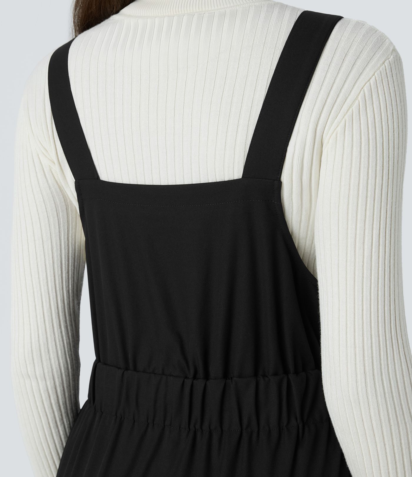 Waterproof adjustable strap drawstring multiple pocket outdoor cargo jogger overall