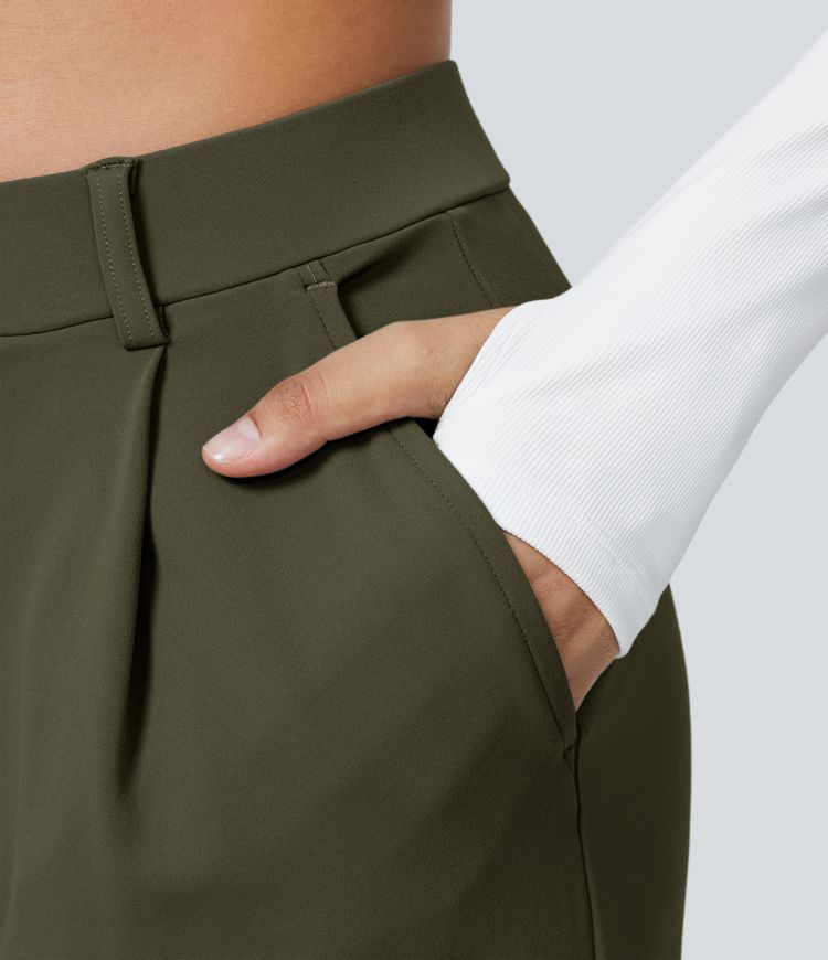 Halara Flex™ DayStretch High Waisted Pocket Straight Leg Work Pants