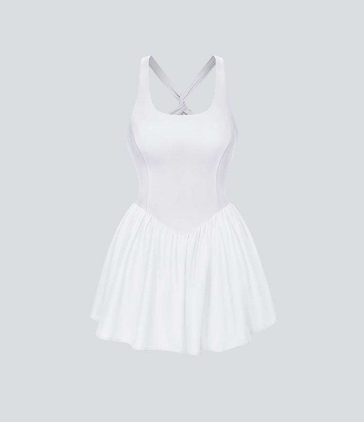 Breezeful™ Corset 2-in-1 Pocket Mini Quick Dry Flowy Pickleball Active Dress A-C Cups