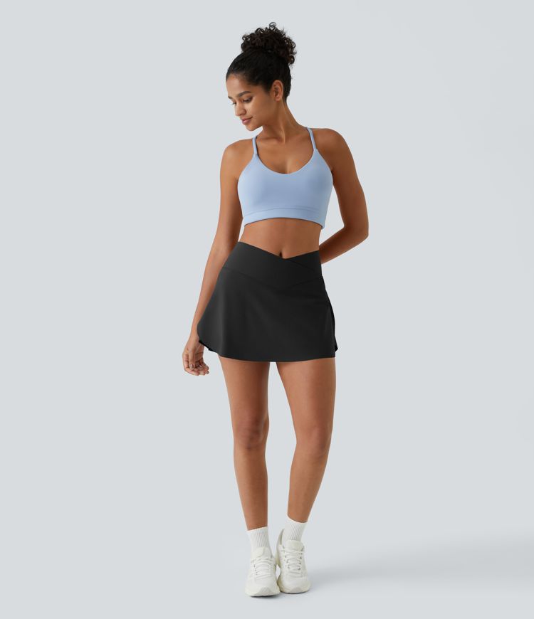 Everyday Softlyzero™ Airy Crossover 2-in-1 Side Pocket  Mini Tennis Skirt-Lucid-UPF50+