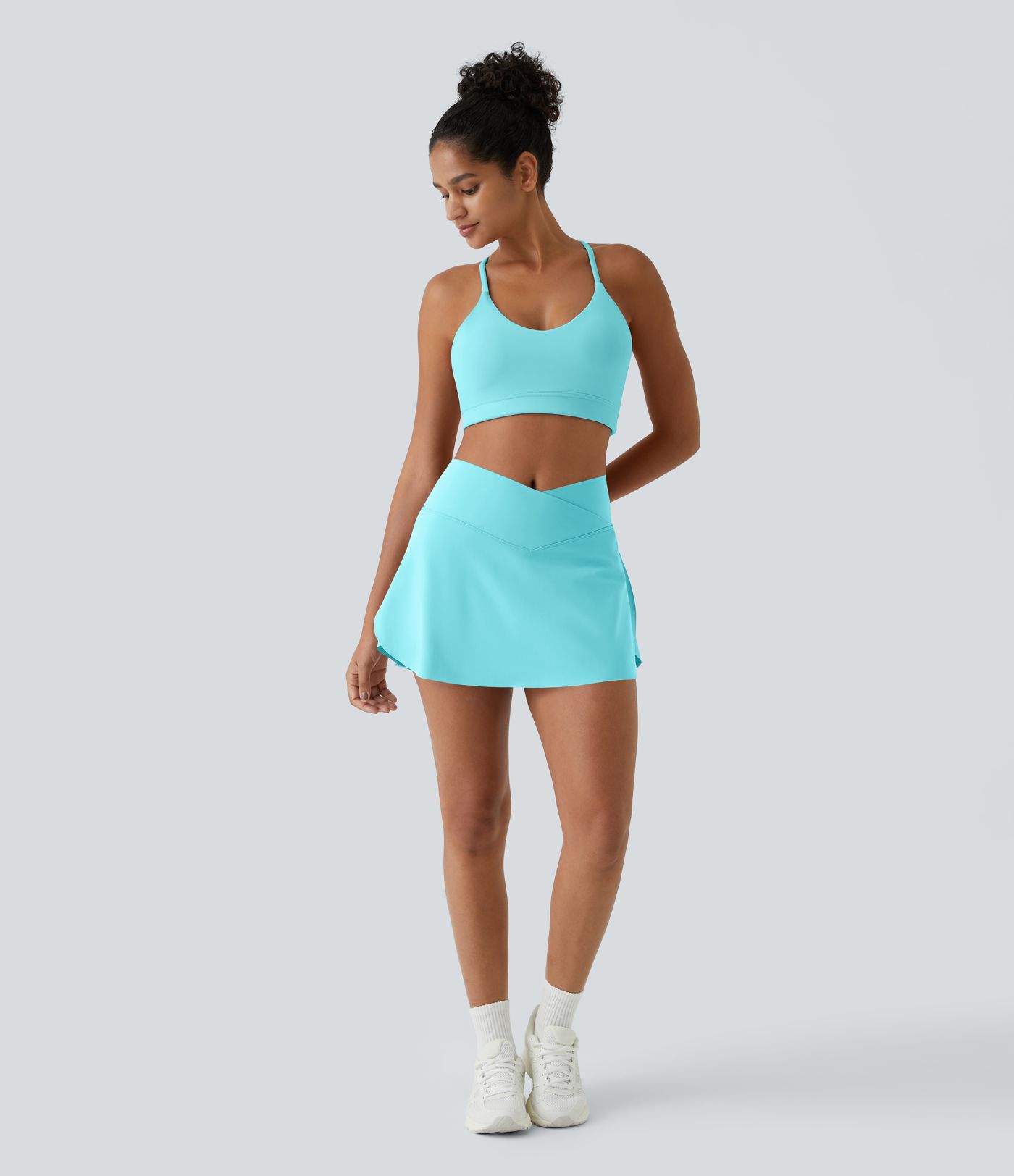 Minifalda tenis Softlyzero™ Airy Crossover 2 en 1 bolsillo lateral tacto fresco tacto suave diario Lucid-UPF 50+