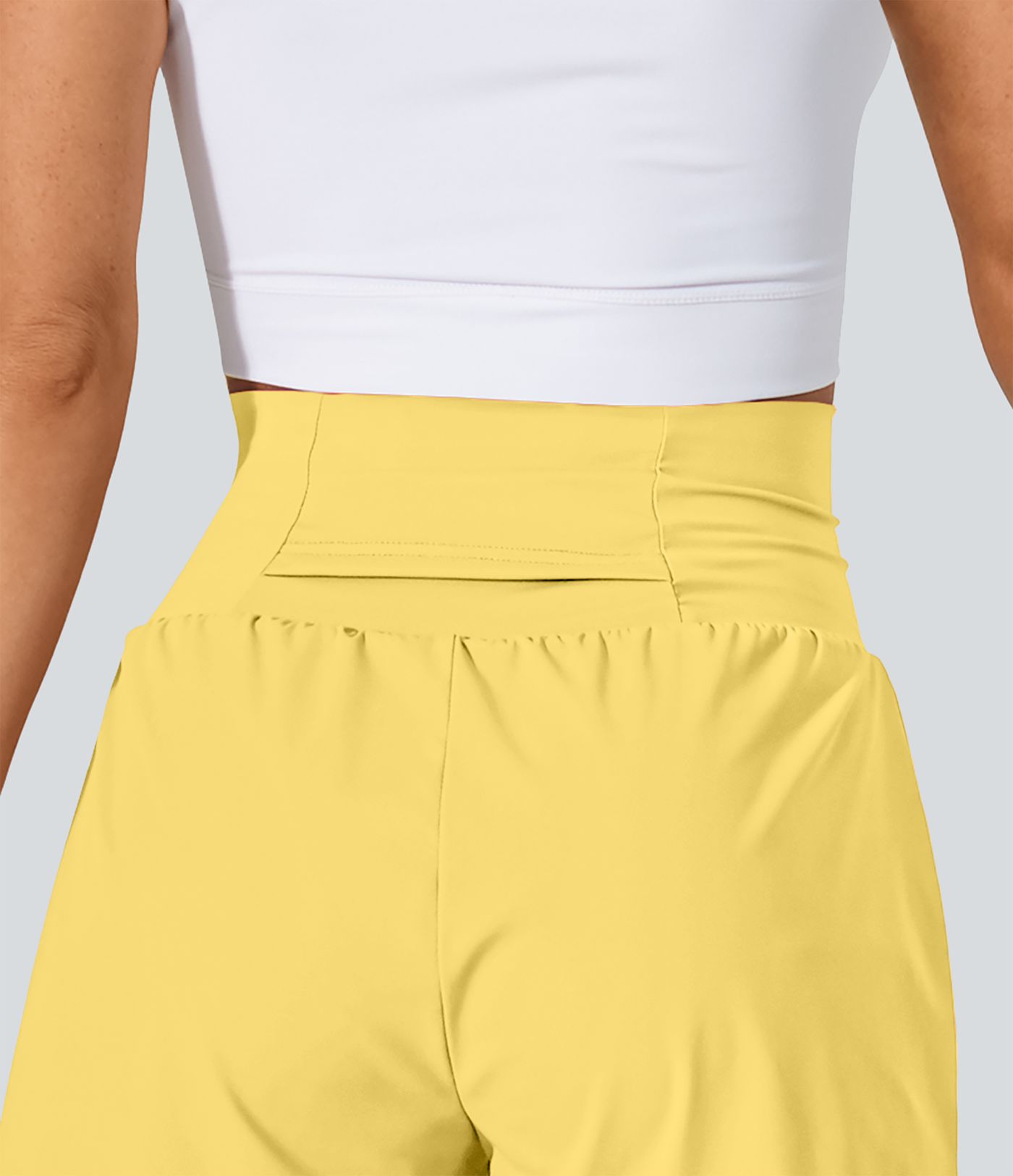 SoftlyZero™ Airy Super High Waisted Cool Touch Women Gym Running Yoga Shorts with Pockets