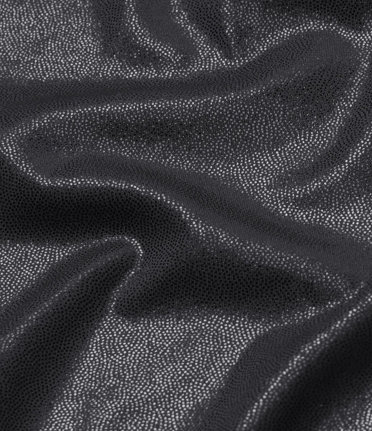 Softlyzero™ Jupe Évasée en Tissu Enduit à Taille Haute Croisée 2 en 1 avec Poches Latérales et Imprimé Métallisé Extensible