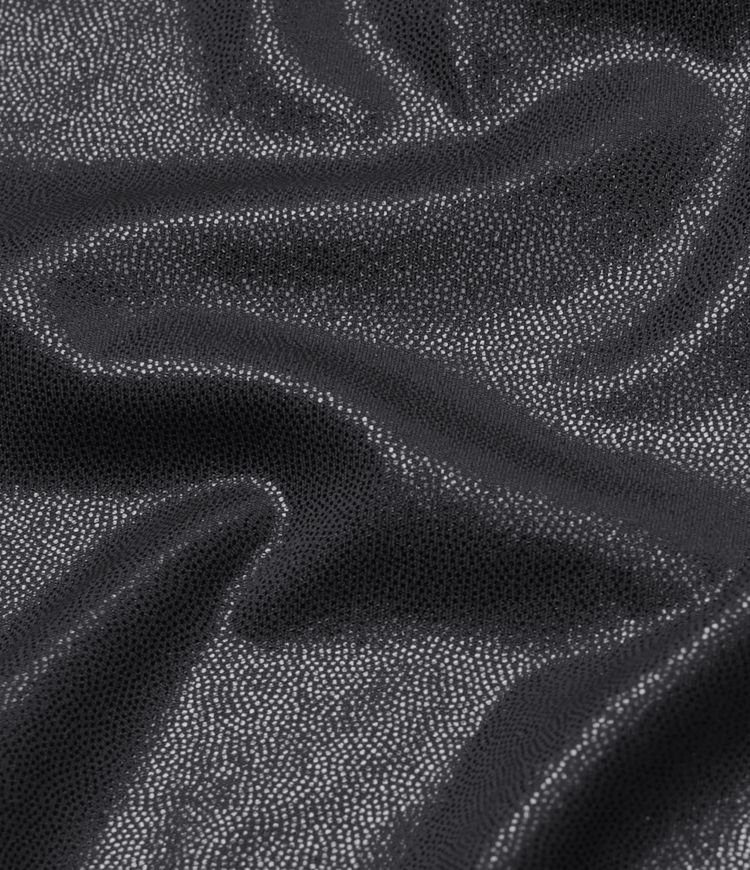 Softlyzero™ Faux Leather High Waist Crossover 2-in-1 Side Pocket Foil Print Stretch Flare Skirt