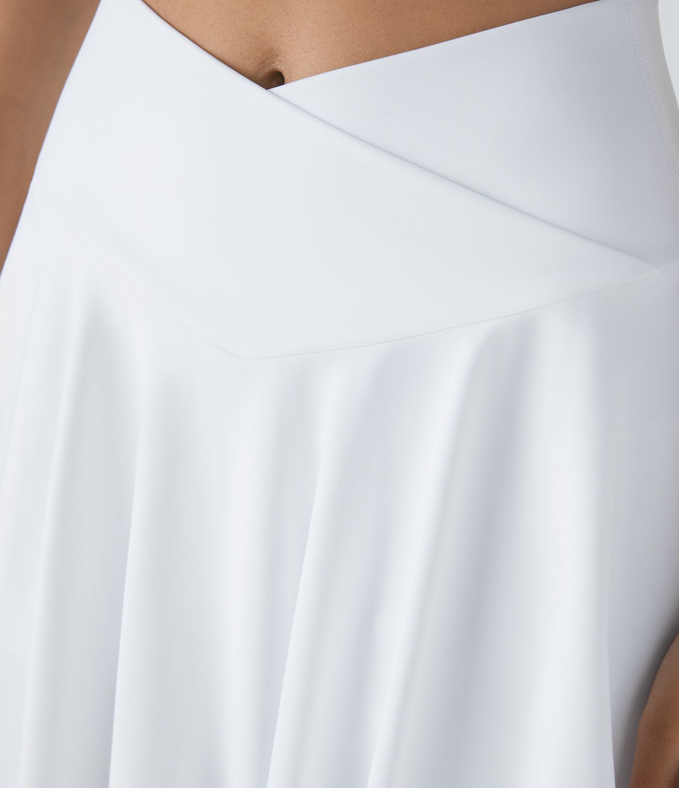 Softlyzero™ Airy Comfy High Waisted Crossover 2-in-1 Side Pocket Flare  Tennis Skirt-UPF50+